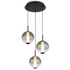 Globo lighting Lacy hanging light LED black, 1-light source