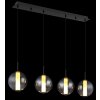 Globo lighting Lacy hanging light LED black, 1-light source