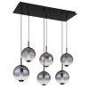 Globo lighting Lacy hanging light LED black, 1-light source