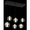 Globo lighting Lacy hanging light LED black, 1-light source