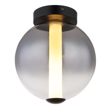 Globo lighting Lacy ceiling light LED black, 1-light source