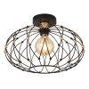 Globo lighting Greys ceiling light black, 1-light source