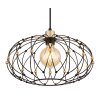 Globo lighting Greys hanging light black, 1-light source
