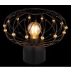 Globo lighting Greys table lamp black, 1-light source