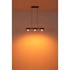 Globo lighting Higgins hanging light black, 3-light sources