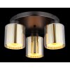 Globo lighting Felicia ceiling light black, 3-light sources