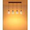 Globo lighting Felicia hanging light black, 4-light sources