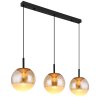 Globo lighting Severin hanging light LED black, 1-light source