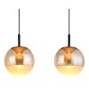 Globo lighting Severin hanging light LED black, 1-light source