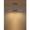 Globo lighting Cody hanging light LED brushed aluminium, white, 1-light source