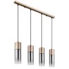 Globo lighting Annika hanging light brown, 4-light sources