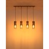 Globo lighting Annika hanging light brown, 4-light sources