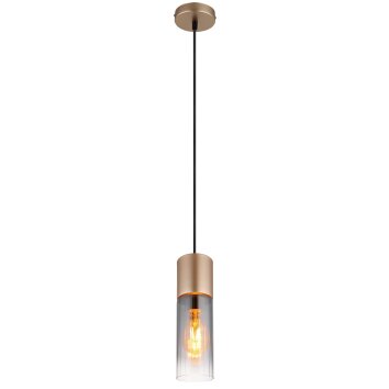 Globo lighting Annika hanging light brown, 1-light source