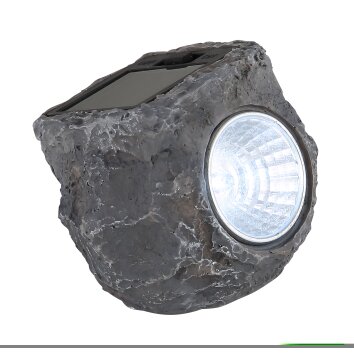 Globo lighting Al solar light LED grey, 1-light source