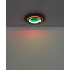 Globo lighting Jayden ceiling light LED black, 1-light source, Remote control, Colour changer