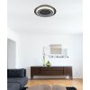 Globo lighting Jayden ceiling light LED black, 1-light source, Remote control, Colour changer
