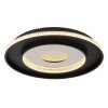 Globo lighting Marsh ceiling light LED black, 1-light source, Remote control
