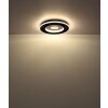 Globo lighting Marsh ceiling light LED black, 1-light source, Remote control