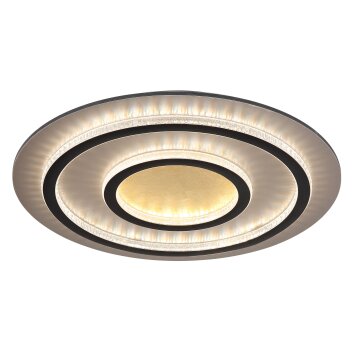 Globo lighting Jayden ceiling light LED gold, black, 1-light source, Remote control
