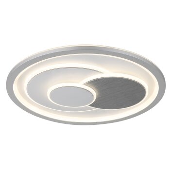 Globo lighting Ruiz ceiling light LED silver, white, 1-light source