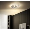 Globo lighting Norris ceiling light LED champagne, chrome, 1-light source