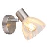 Globo lighting Zachery ceiling light, ceiling spotlight, wall light, wall spotlight matt nickel, 1-light source