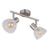 Globo lighting Zachery ceiling light matt nickel, 2-light sources