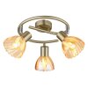 Globo lighting Zachery ceiling light brass, 3-light sources