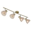 Globo lighting Zachery ceiling light brass, 4-light sources