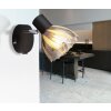 Globo lighting Zachery ceiling light, ceiling spotlight, wall light, wall spotlight black, 1-light source