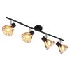 Globo lighting Zachery ceiling light black, 4-light sources