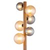 Globo lighting Riha floor lamp dark brown, black, 6-light sources