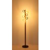 Globo lighting Riha floor lamp dark brown, black, 6-light sources