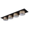 Globo lighting Raymond ceiling light LED anthracite, black, 1-light source