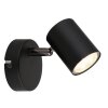 Globo lighting Walters ceiling light, ceiling spotlight, wall light, wall spotlight black, 1-light source