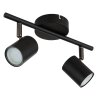 Globo lighting Walters ceiling light black, 2-light sources