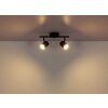 Globo lighting Walters ceiling light black, 2-light sources