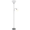 Globo lighting Hinton floor lamp silver, 1-light source