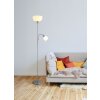 Globo lighting Hinton floor lamp silver, 1-light source