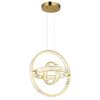 Globo lighting Neil hanging light LED gold, 1-light source, Remote control