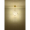 Globo lighting Neil hanging light LED gold, 1-light source, Remote control