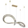 Globo lighting Neil hanging light LED gold, 1-light source, Remote control