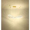 Globo lighting Neil hanging light LED gold, 1-light source, Remote control