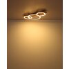 Globo lighting Tisha ceiling light LED Ecru, black, 1-light source