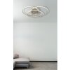 Globo lighting Kombos ceiling light LED matt nickel, 1-light source
