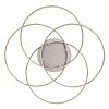 Globo lighting Kombos ceiling light LED matt nickel, 1-light source