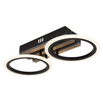 Globo lighting Blevins ceiling light LED Ecru, black, 1-light source