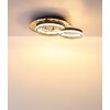 Globo lighting Della ceiling light LED gold, black, 1-light source