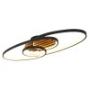 Globo lighting Tisha ceiling light LED brown, black, 1-light source