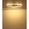 Globo lighting Tisha ceiling light LED brown, black, 1-light source